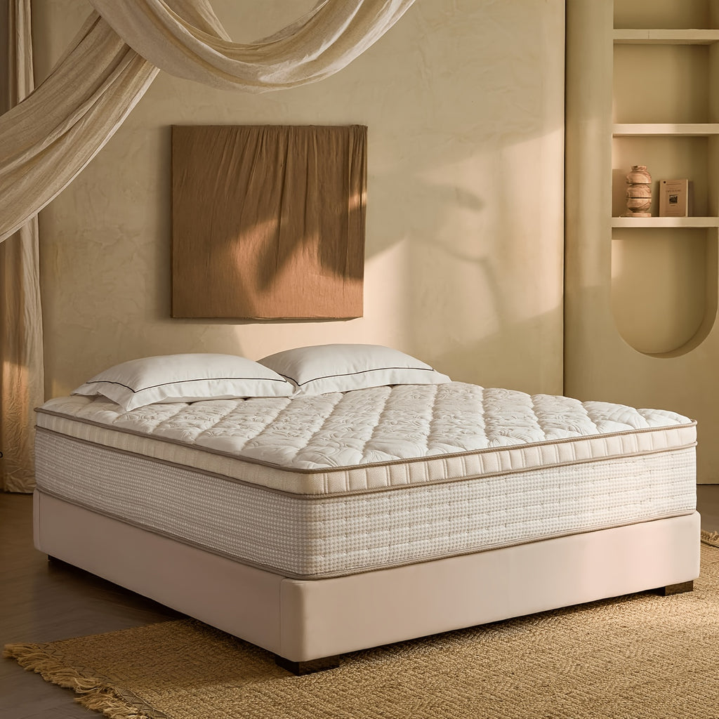 12-Inch Hybrid Spring And Memory Foam Mattress - Euro Top Boxed Mattress, Available in Full, Queen, And King Sizes, Hypoallergenic Pocket Springs, Medium Firmness for Spinal Alignment, Easy to Transport And Set Up