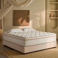 12-Inch Hybrid Spring And Memory Foam Mattress - Euro Top Boxed Mattress, Available in Full, Queen, And King Sizes, Hypoallergenic Pocket Springs, Medium Firmness for Spinal Alignment, Easy to Transport And Set Up