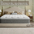 Queen King Mattress 12 Inch 14 Inch Superior Firm Hybrid Mattress In A Box - Euro Top Luxury Mattress-Gel Memory Foam And Innerspring Hybrid Mattress For Motion Isolation, Edge Support, 365-nights Trail