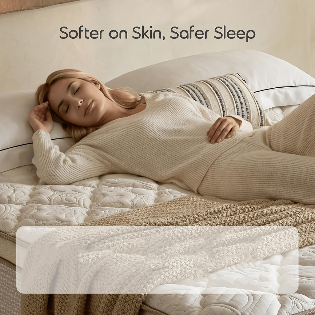 12-Inch Hybrid Spring And Memory Foam Mattress - Euro Top Boxed Mattress, Available in Full, Queen, And King Sizes, Hypoallergenic Pocket Springs, Medium Firmness for Spinal Alignment, Easy to Transport And Set Up