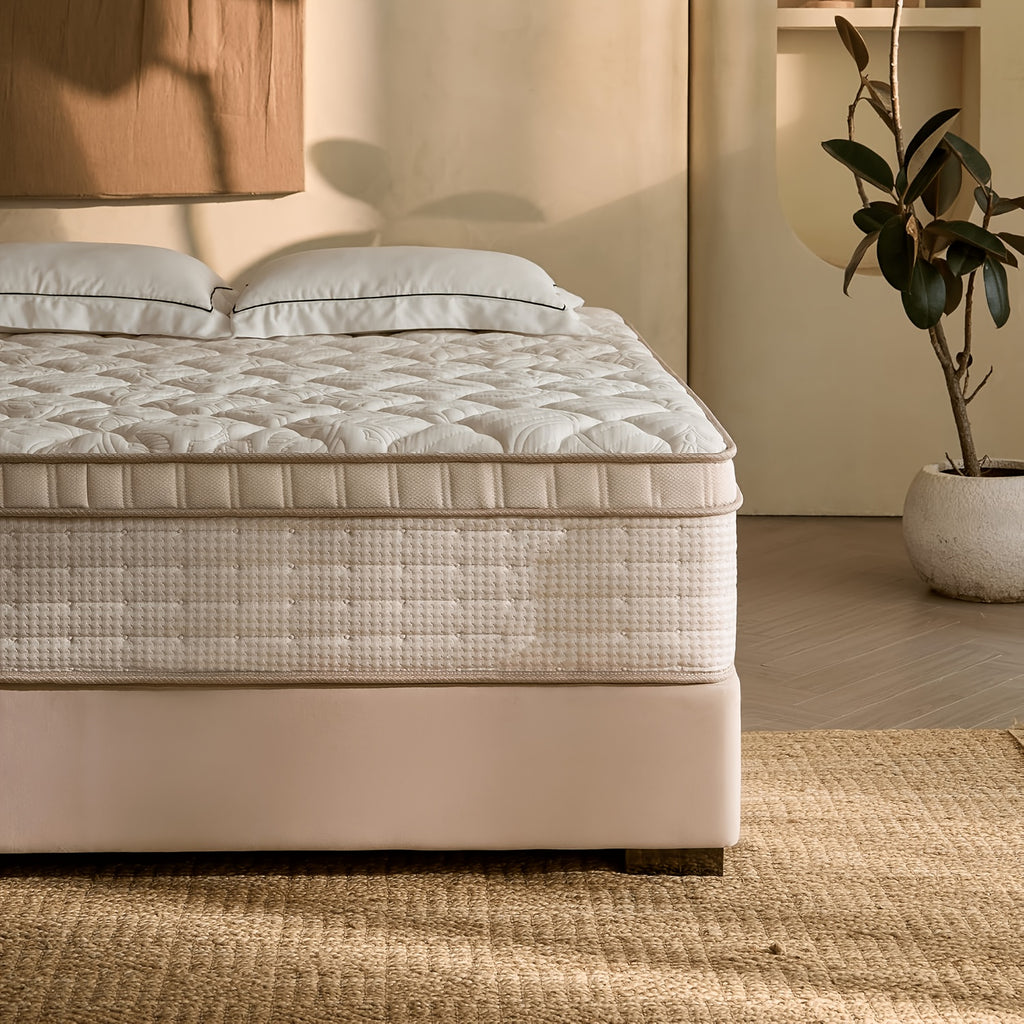 12-Inch Hybrid Spring And Memory Foam Mattress - Euro Top Boxed Mattress, Available in Full, Queen, And King Sizes, Hypoallergenic Pocket Springs, Medium Firmness for Spinal Alignment, Easy to Transport And Set Up