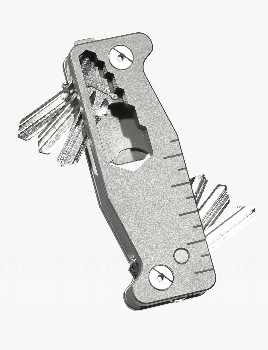 🔥 Save 60% | 10-in-1 Titanium Keychain Tool | Organizes 1-10 Keys | Built-in LED Flashlight | Grade 5 Titanium, Light & Strong | 🚚 FREE Shipping