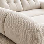 3-in-1 convertible corduroy folding sofa bed