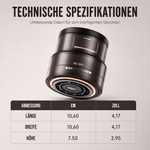 2-in-1 intelligenter Elektrorasierer für Glatzen und Bartschneider mit Digitalanzeige